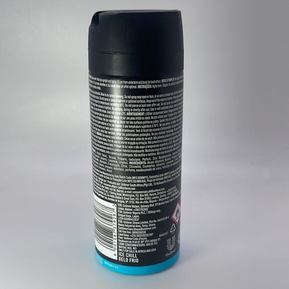 NWT Axe ICE CHILL 48hr non stop fresh - Iced Mint & Lemon Scent - Picture 3 of 3